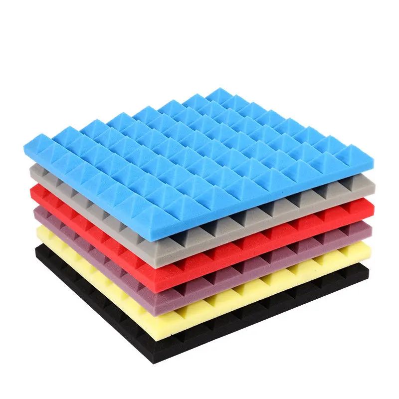 Indoor Wall Self-adhesive Acoustic Foam Drum Room Bedroom Recording Studio Movie Theater KTV Room Sound Insulation Panels