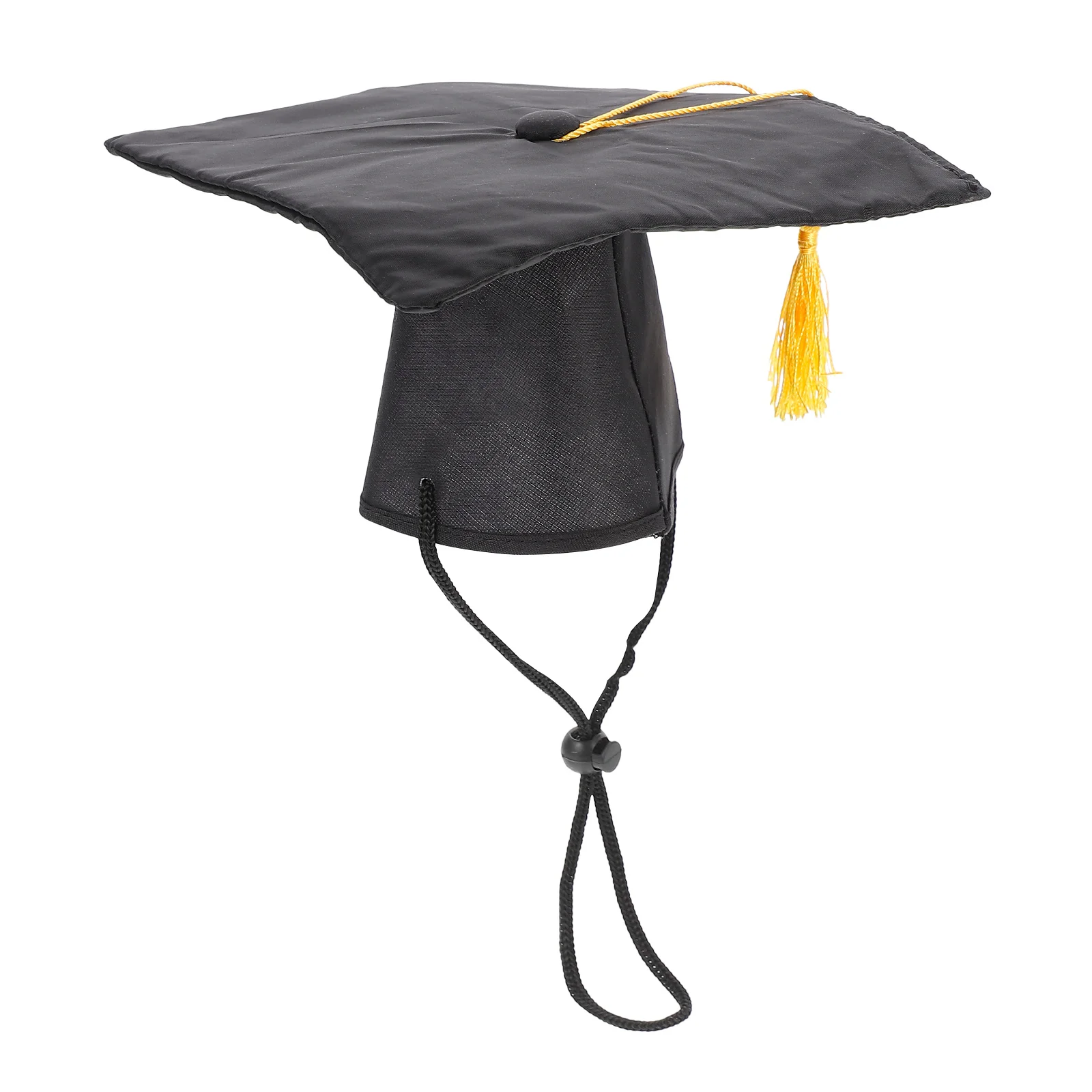 

Dog Supplies Pet Hat Black Graduation Cap Mini Headgear Tiara Cat Gown Hats Dogs