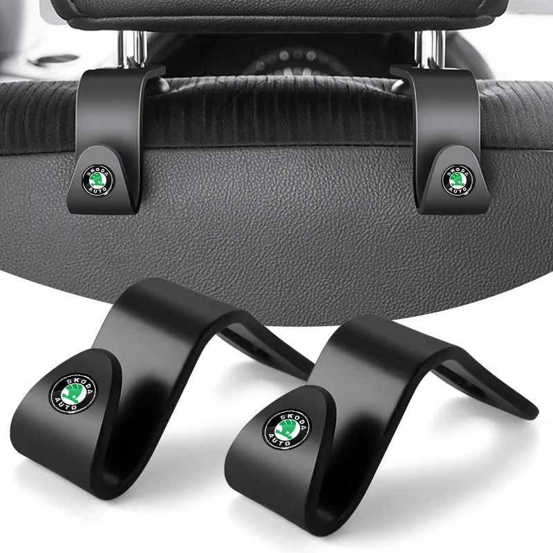 

Multi-Function Car Rear Back Seat Storage Hook Auto Interior Ornament for Skoda Octavia Fabia Karoq MK2 MK3 Kodiaq Superb 2021