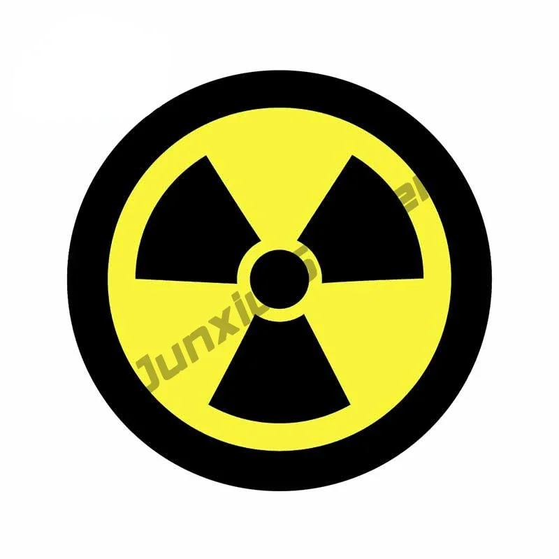 

Забавный знак предупреждения о ядерном радиации Автомобильная наклейка на заказ предупреждающая о ядерном радиации виниловая наклейка виниловая наклейка