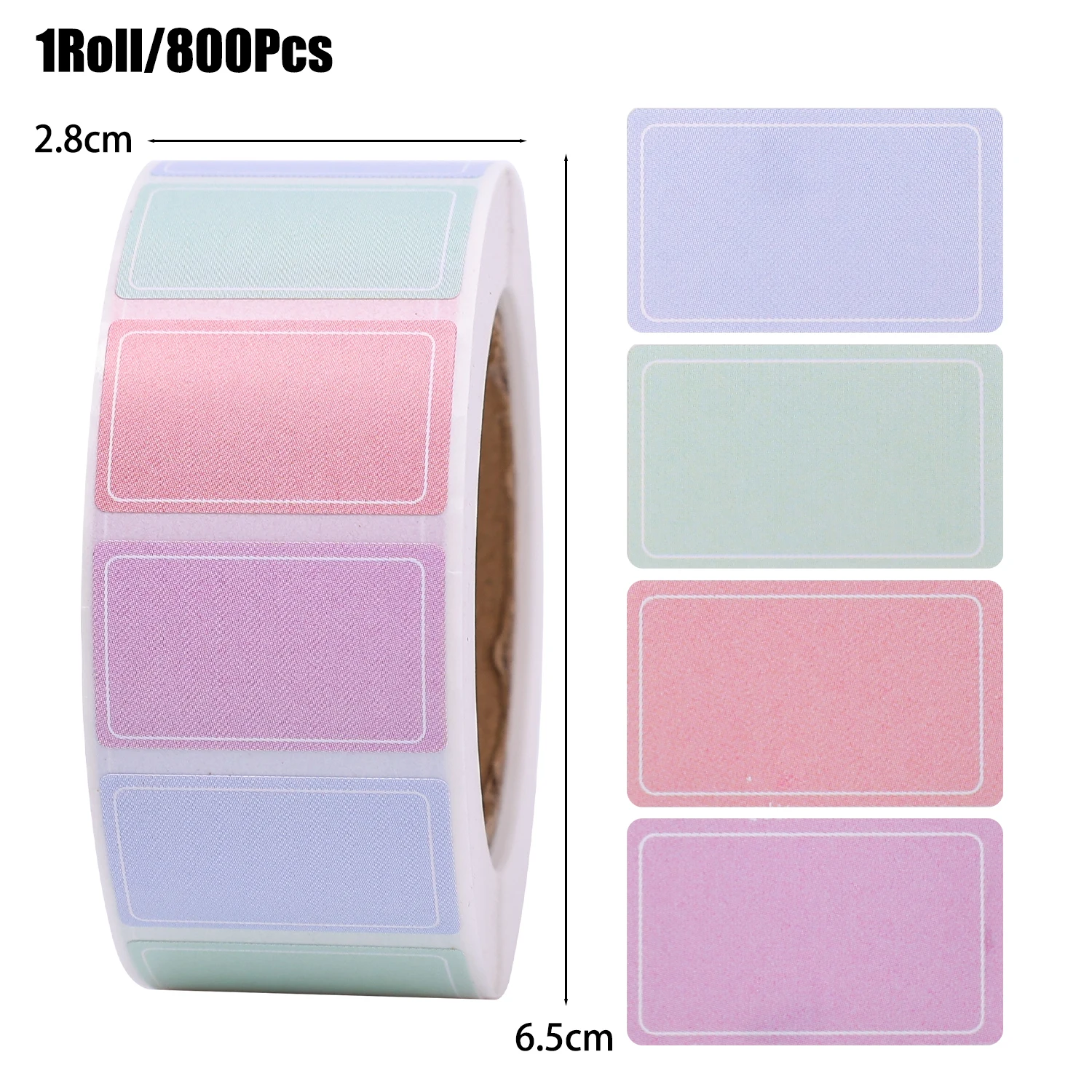 

Цветные наклейки с именами Бумага 800 шт.