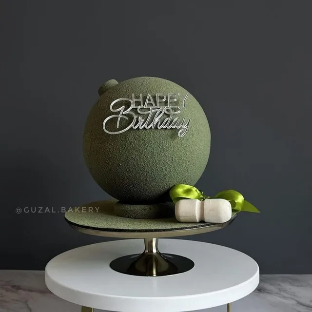 

Золотая рамка для торта MJCakedecor