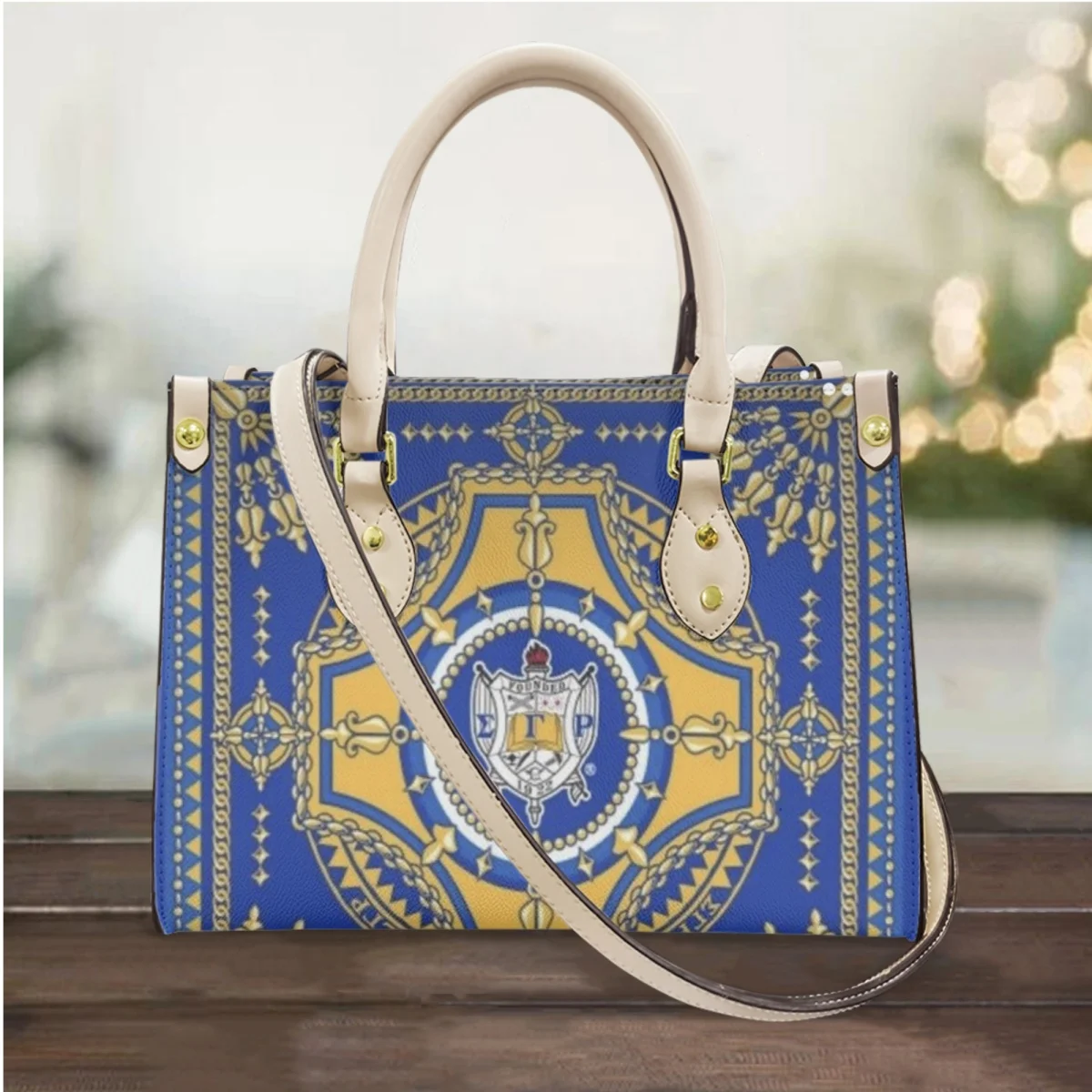 Hand Sign Sigma Gamma Rho Design 3D Handbags Women Female Casual Totes Luxury Brand Designer Ladies Cross Body Bags Bolsa Femme