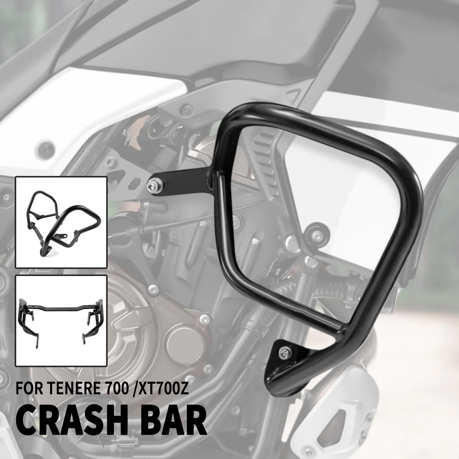 For Yamaha Tenere 700 XTZ700 XTZ 700 2019-2022 2020 Tenere700 Accessorieds Crash Bars Engine Guards Motorcycle Bumper Protection