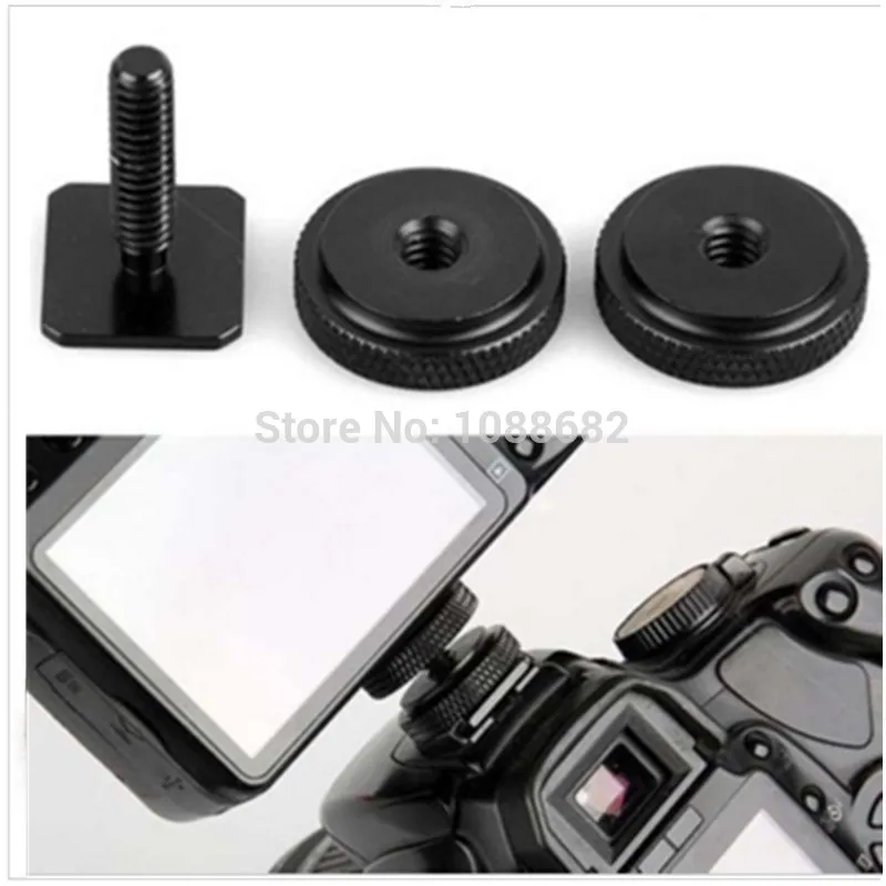 Jadkinsta 1/4" Tripod Mount Screw with Double Layer to Flash Hot Shoe Adapter Holder for Camera Photo Studio Accessories | Электроника