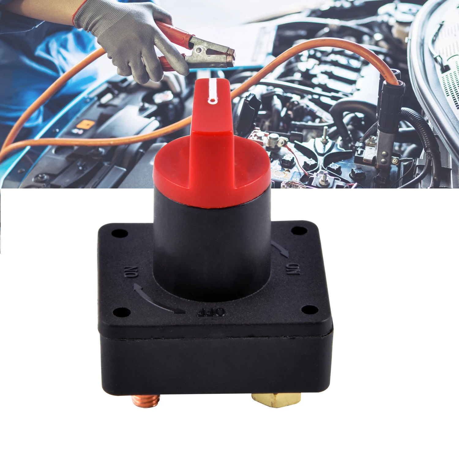 

Auto Battery Isolator Switch 12V 36V 24V Car Main Power Isolator Disconnect Cut Off Kill Switch For RV Boat 300A