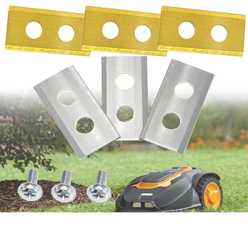 

Lawn Robot Blade Silver Lawn Mover Accessories Blade For Worx Landroid Robot Mower Replacement Blades Garden