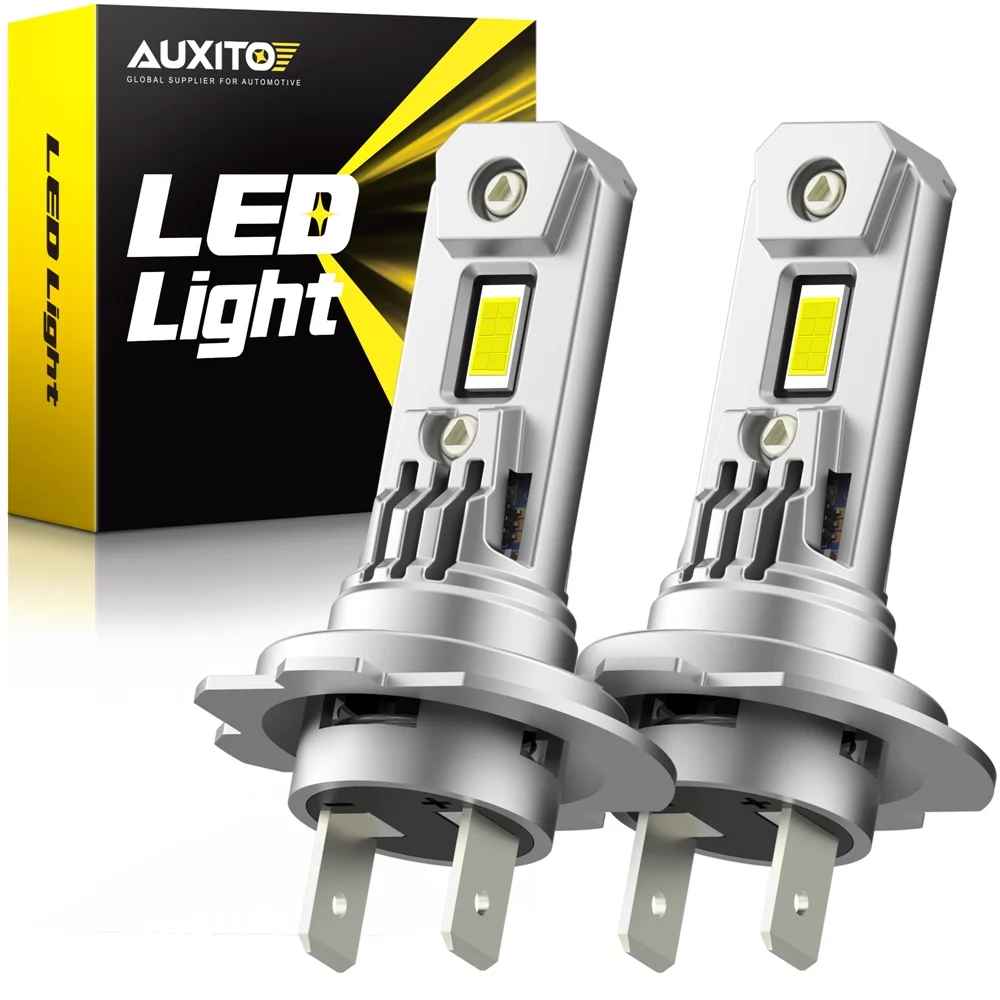 

AUXITO 2 шт. Turbo H7 светодиодные лампы Canbus без ошибок с вентилятором 100 Вт высокой мощности H7 светодиодные автомобильные фары CSP чип 20000LM