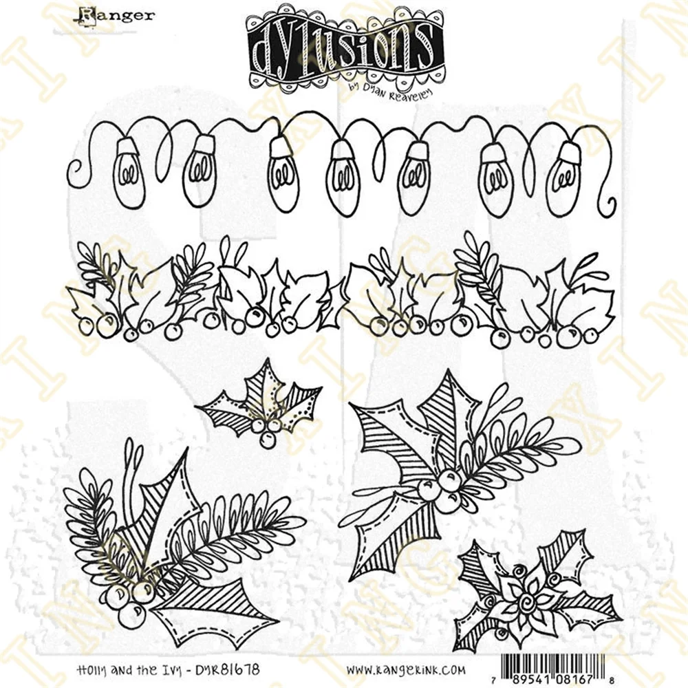 

2022 New Holly and the Ivy Metal Cutting Dies Scrapbook Diary Decoration Stencil Embossing Template Diy Greeting Card Handmade