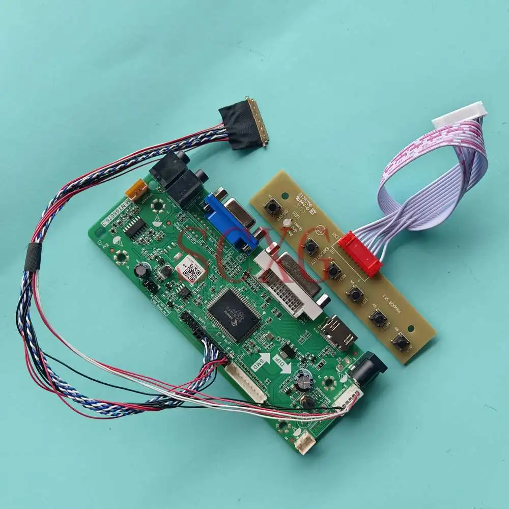 

Display LCD Controller Board DIY Kit For LP156WH3-TLA2 1366*768 Laptops Panel 40 Pin LVDS 15.6" DVI VGA HDMI-Compatible 60Hz