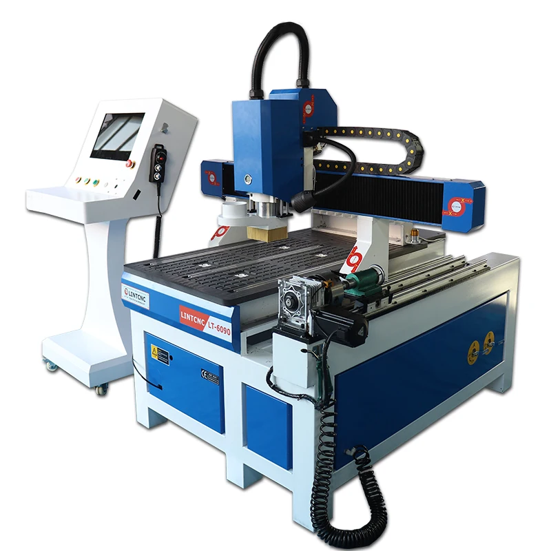 

Wood Carving CNC Router 6090 1212 1325 4 Axis Wood Router with Rotary for 3D Sculpture Wood MDF Plastic Metal Carving