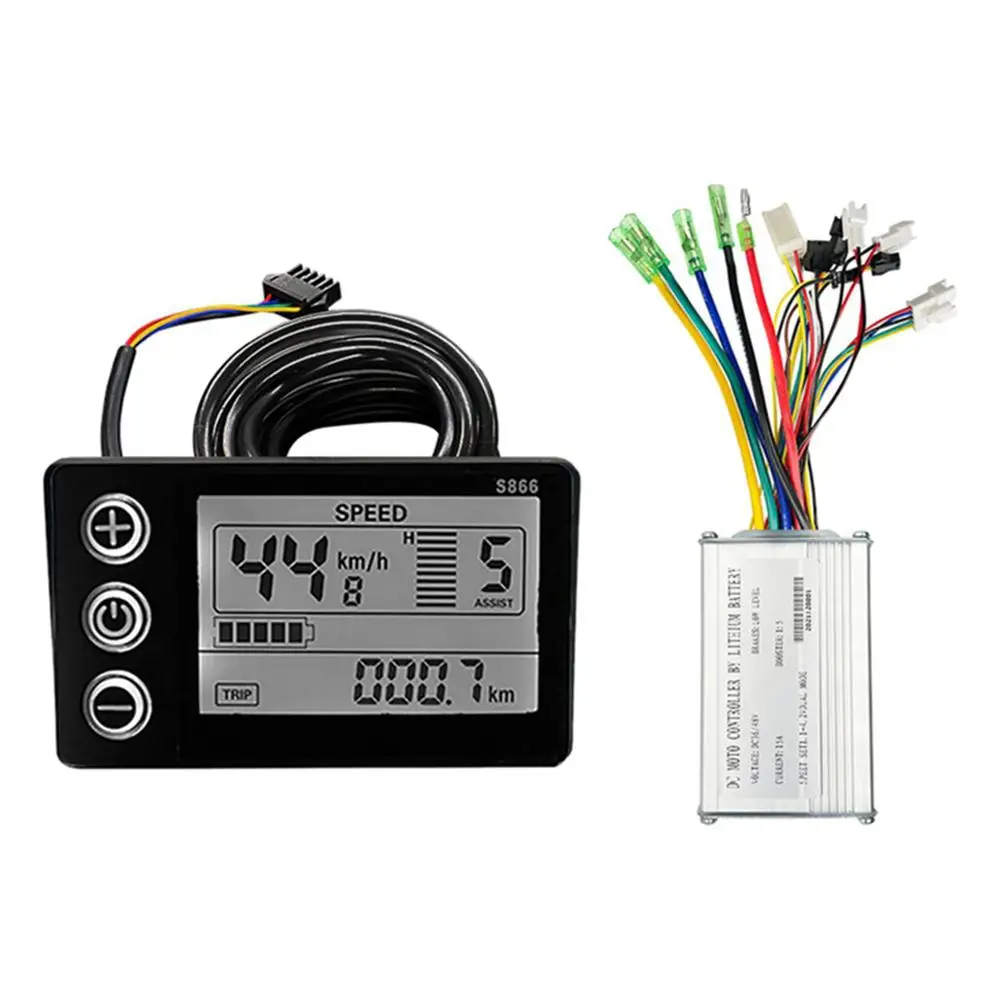 

ЖК-дисплей для электрического скутера Lcd866, 15 А, 6 метров