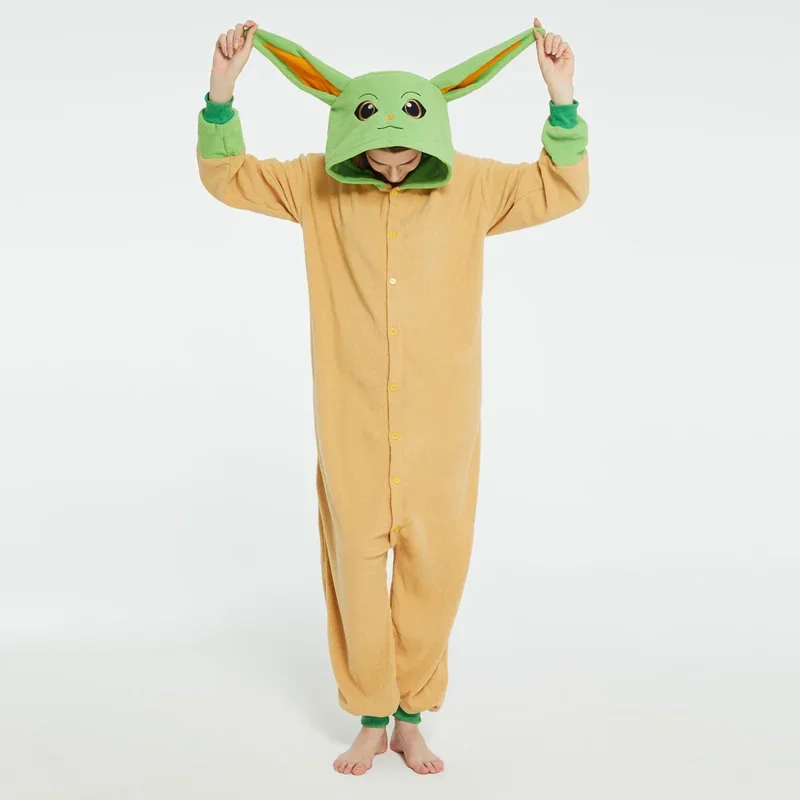 Костюм для косплея мандалор йода Детская Пижама влюбленных зимняя аниме