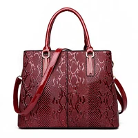 luxury women bags crocodile pattern shoulder bag pu leather top handle bag woman crossbody bag ladies handbags casual tote bags