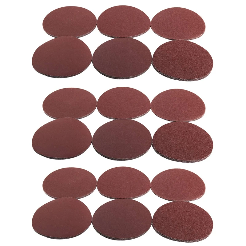 

New-90Pcs 5Inch 125Mm Sandpaper Disk Sand Sheets Grit 80/100/120/180/240/320 Hook And Loop Sanding Disc For Sander Grits