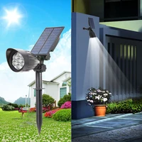 outdoor solar spotlights led solar lights solar wall lamps adjustable ip65 waterproof solar lamp for yard patio garden lights