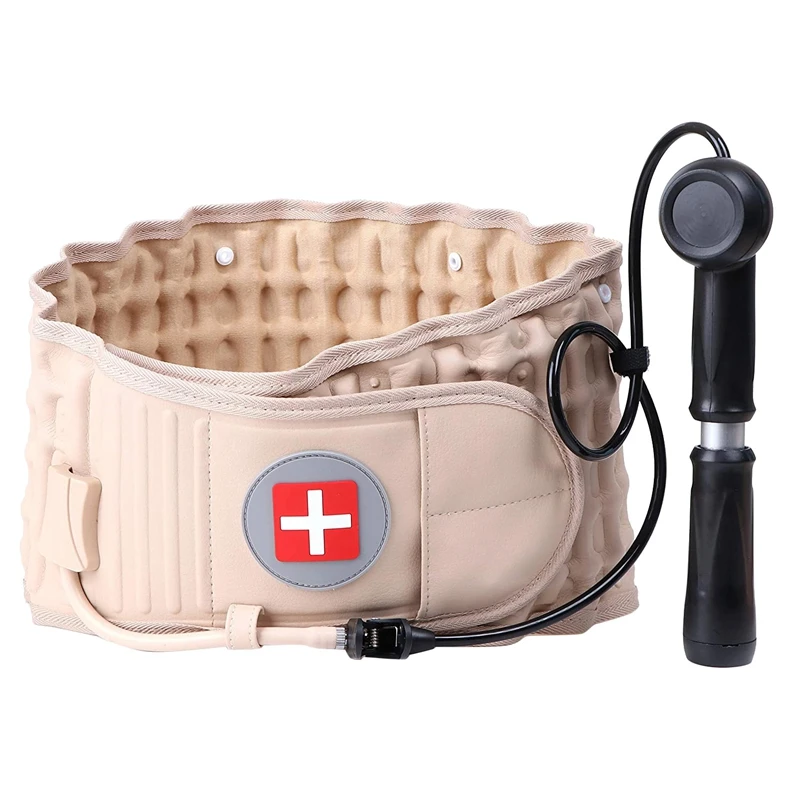 

Back Decompression Belt Lumbar Support Back Waist Brace Spinal Support Pain Size For 29-49 Inches Waist Great Gift