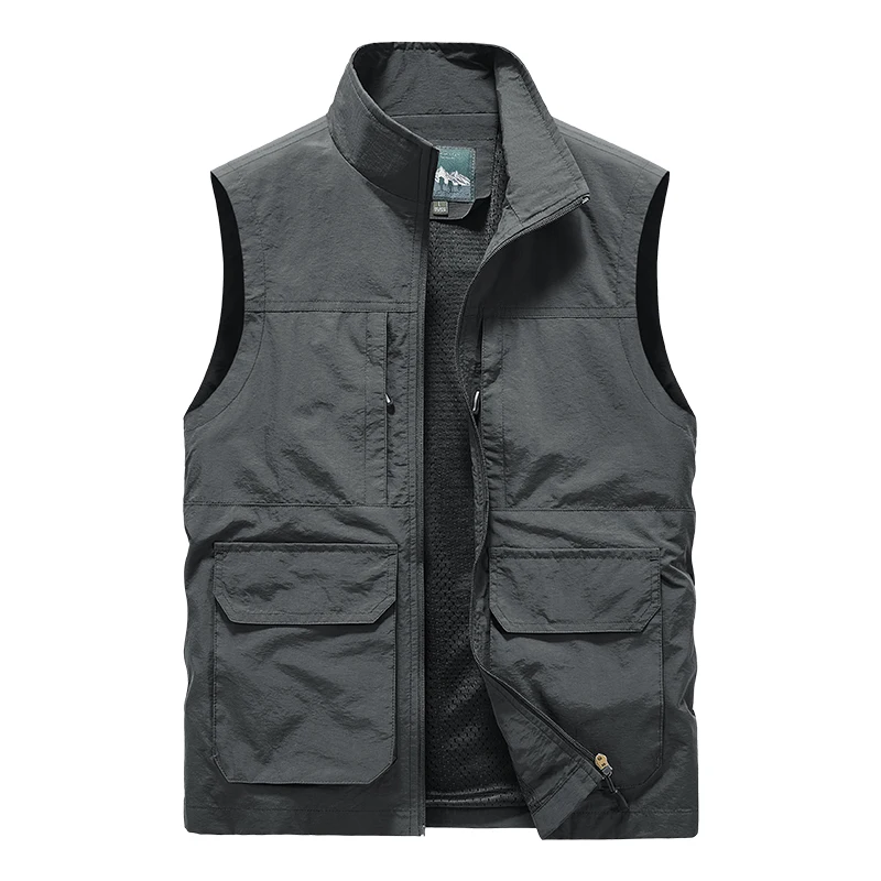 

Spring Autumn Outdoors Military Black 2023 Sleeveless Jacket Fashion Fishing Vests For Men's Pocket Photography Casua Waistcoat