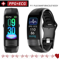 p11 ecg ppg smart bracelet heart rate blood pressure monitor band fitness tracker pedometer waterproof sport smartband