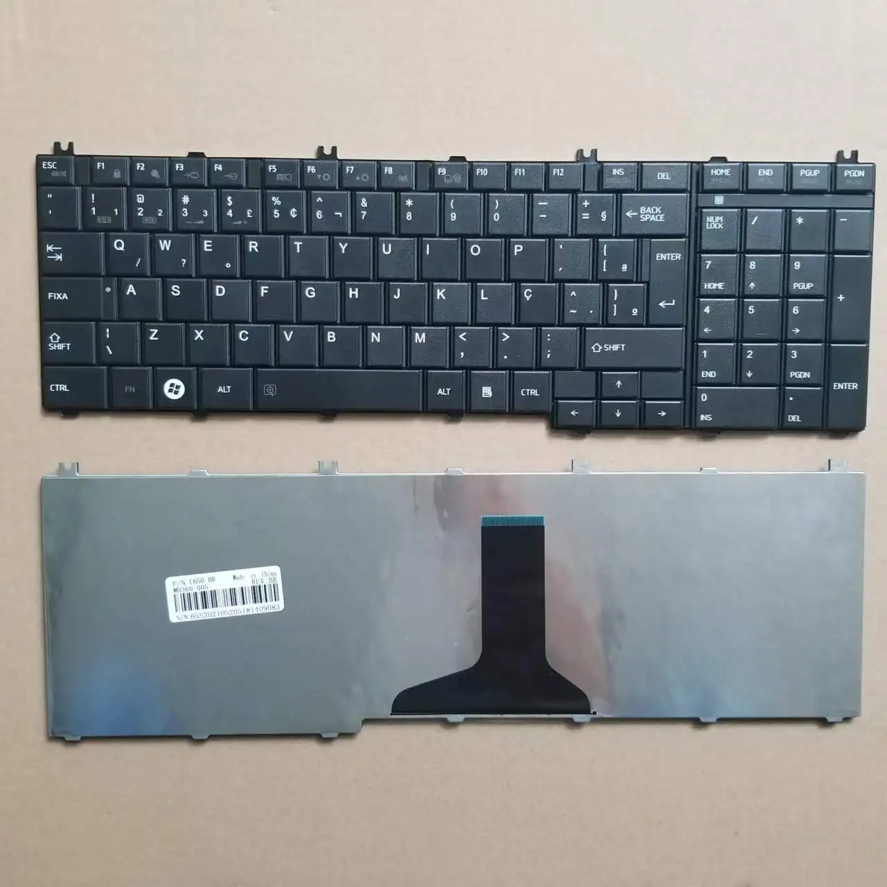 

Новая черная клавиатура для ноутбука Toshiba Satellite C650 C660 C655 C675 L650 L660 L655 L675 C660d C650D Серия Бразилия BR