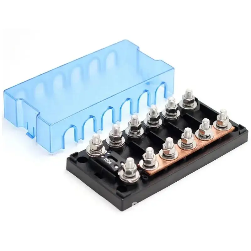 Болтовые шпильки 6-контактный блок предохранителей 48 В 100 А линейный держатель