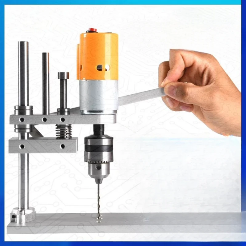 Настольная миниатюрная настольная дрель JM802 для самостоятельного сверления