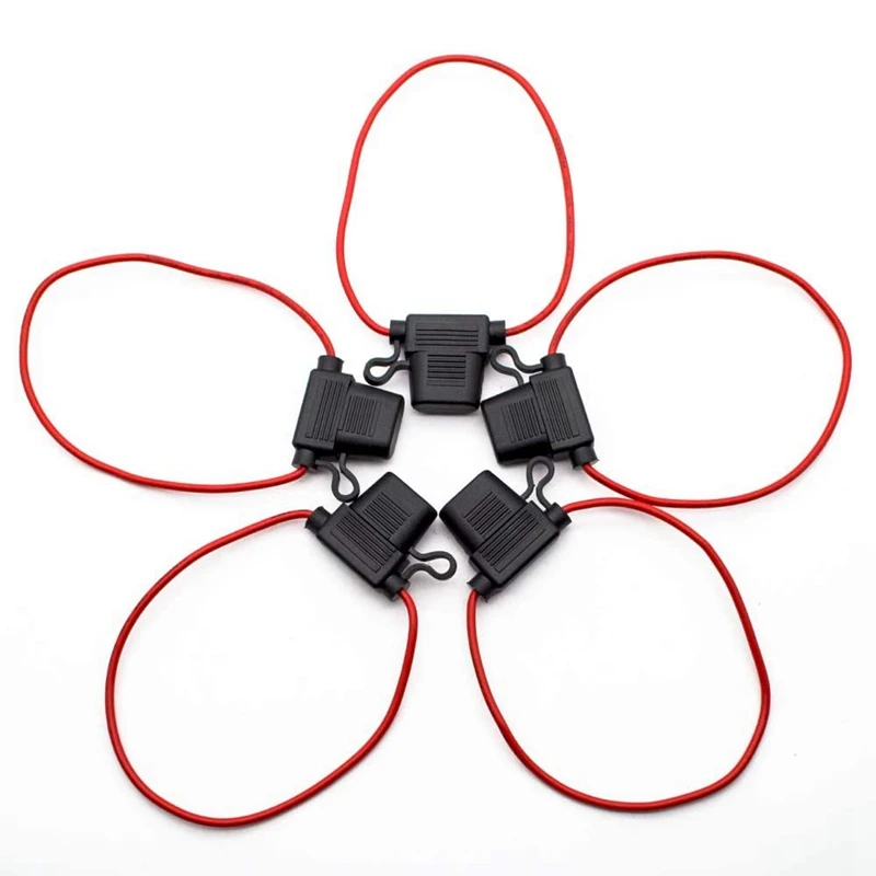 100 шт. мини-адаптер плавкого предохранителя с 6 предохранителями