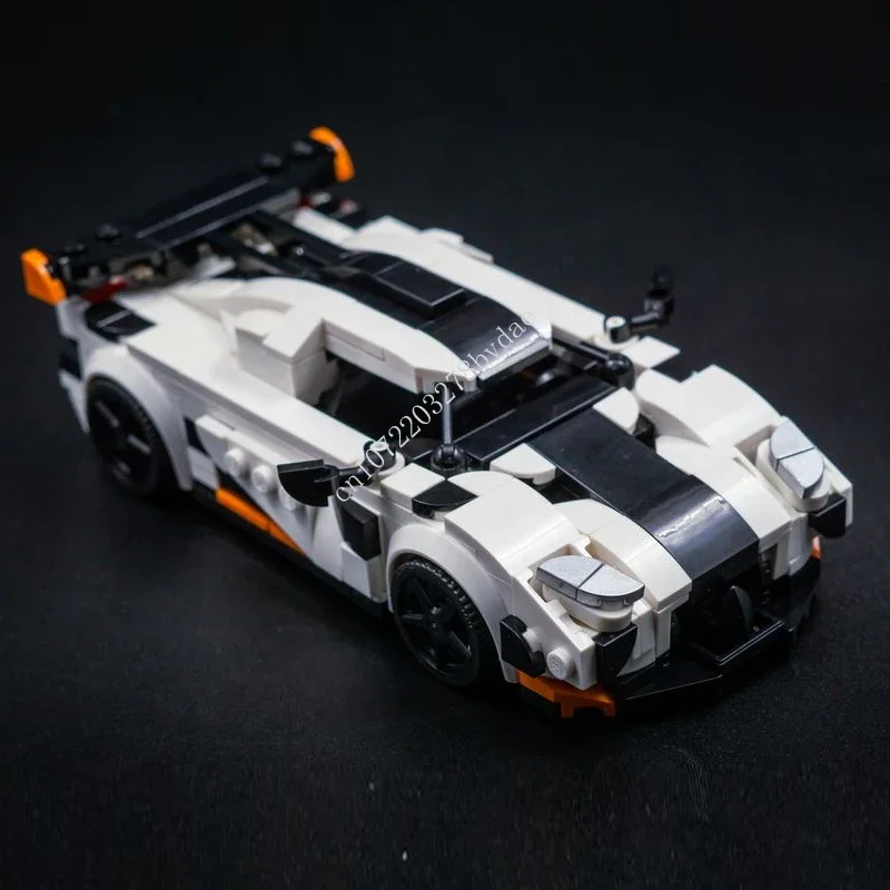 

368PCS MOC Speed Champions Agera RS Super SportsCar Model Building Blocks Bricks Technology DIY Creative Assembly Kids Toys Gift