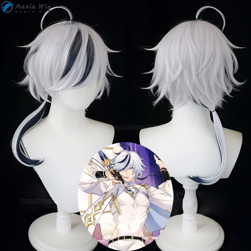 Парик для косплея из Game Nu: Carnival Olivine Eiden Blade Kuya Edmond Aster Yakumo термостойкие волосы