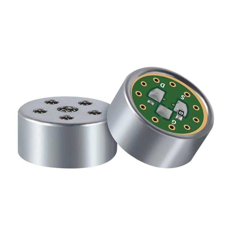 Капсулы электретного конденсаторного микрофона металлической конструкции для