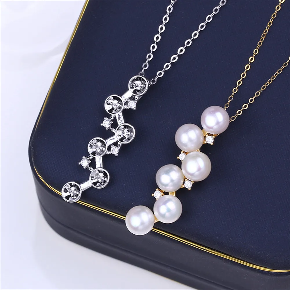 Женское Ожерелье с жемчужинами подвеска из натурального жемчуга разноцветными