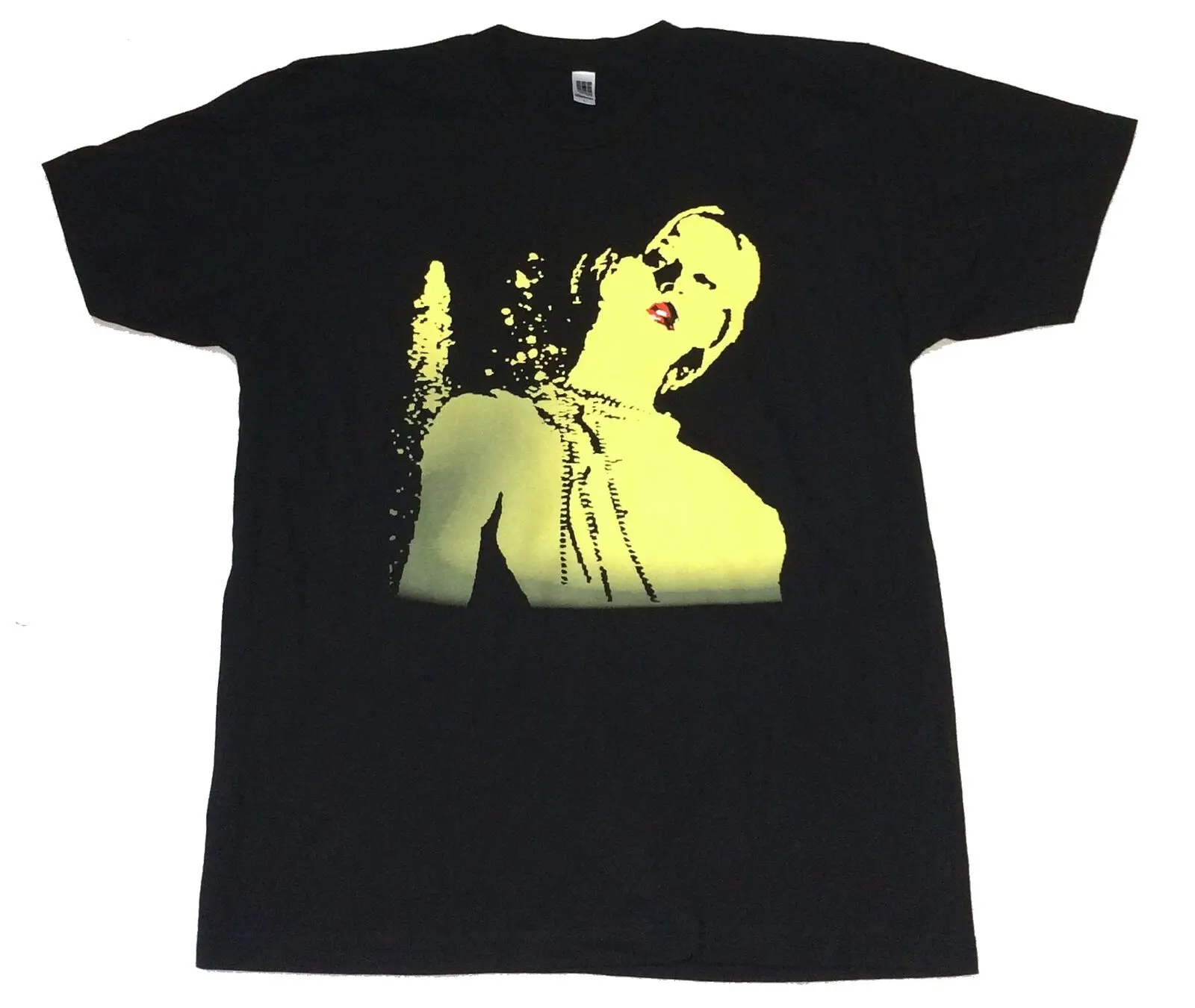 

Roxy Music Red Lips Live Album Art Black T Shirt New Band Merch