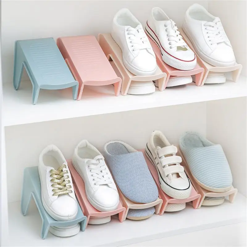 

Shoes Storage Racks Portable Shoe Rack Save Space Shelf Supplies Household Storage Organizer of Cabinet Drawer Home Accessories