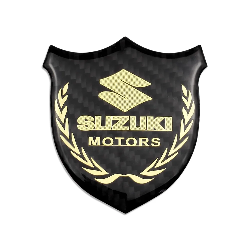 1 шт. 3D автомобильная эмблема из углеродного волокна, задняя наклейка на заднюю дверь для Suzuki Swift SX4 s cross Jimny Samurai Vitara xl Alto Shield, значок