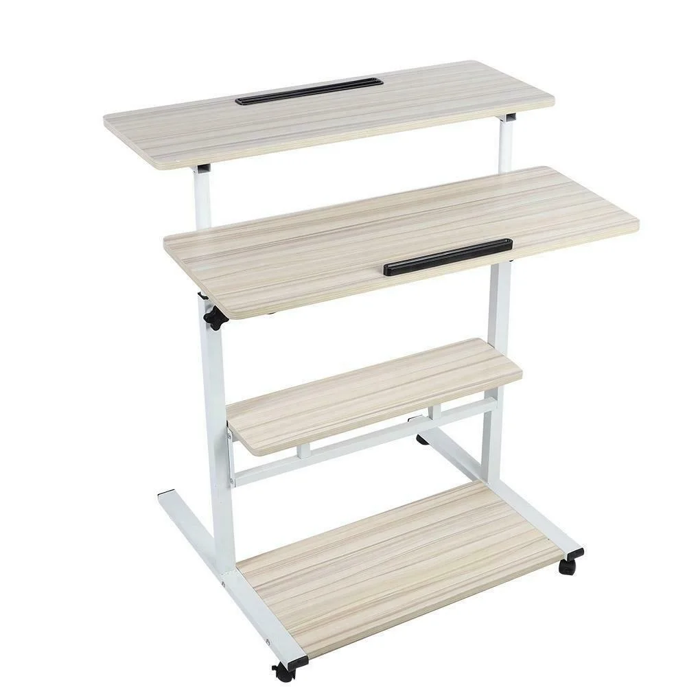 

Adjustable Portable Laptop Lazy Table Stand Lap Sofa Bed PC Notebook Desk 80cm
