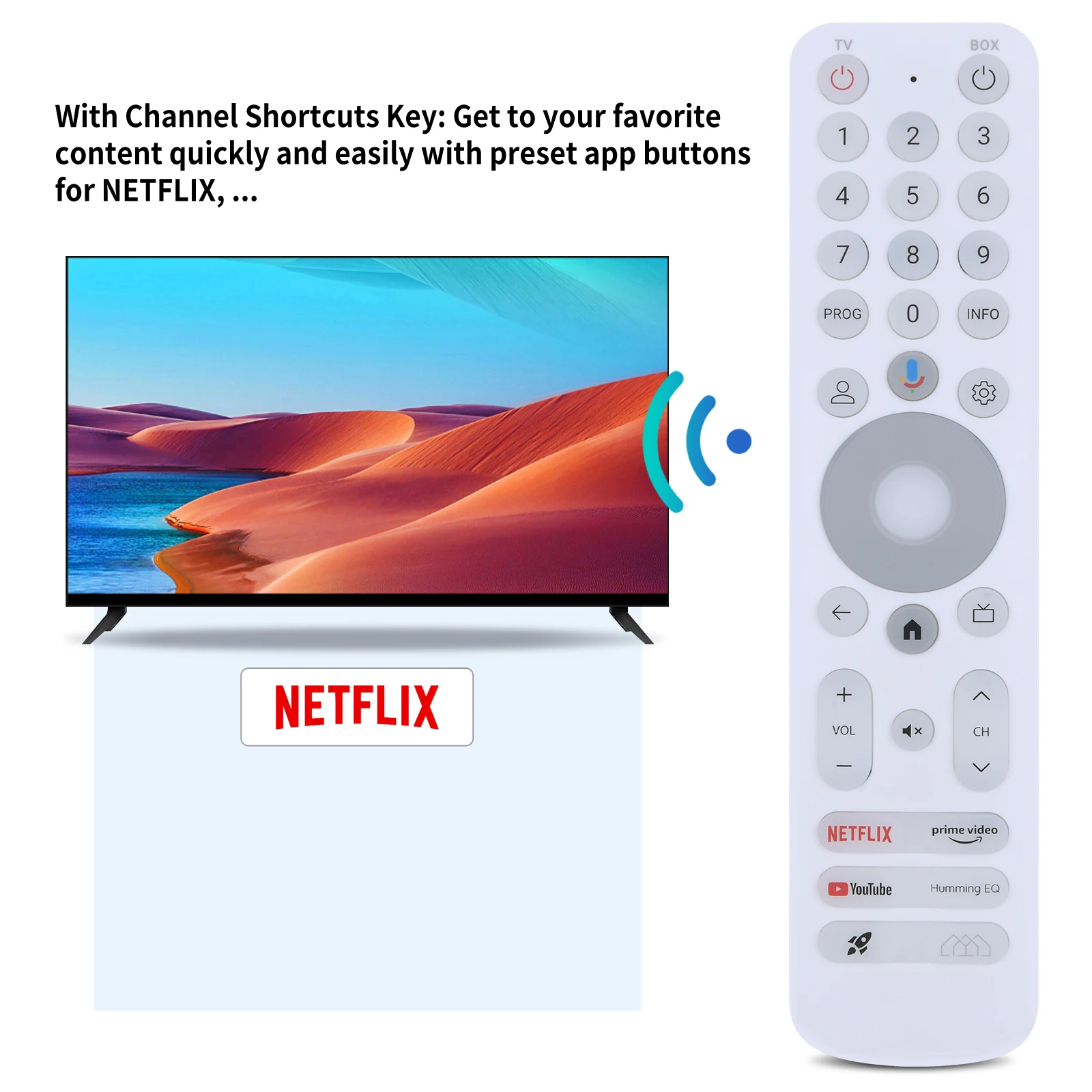 Пульт дистанционного управления для Homatics Dongle G 4K Google TV Smart Android Box