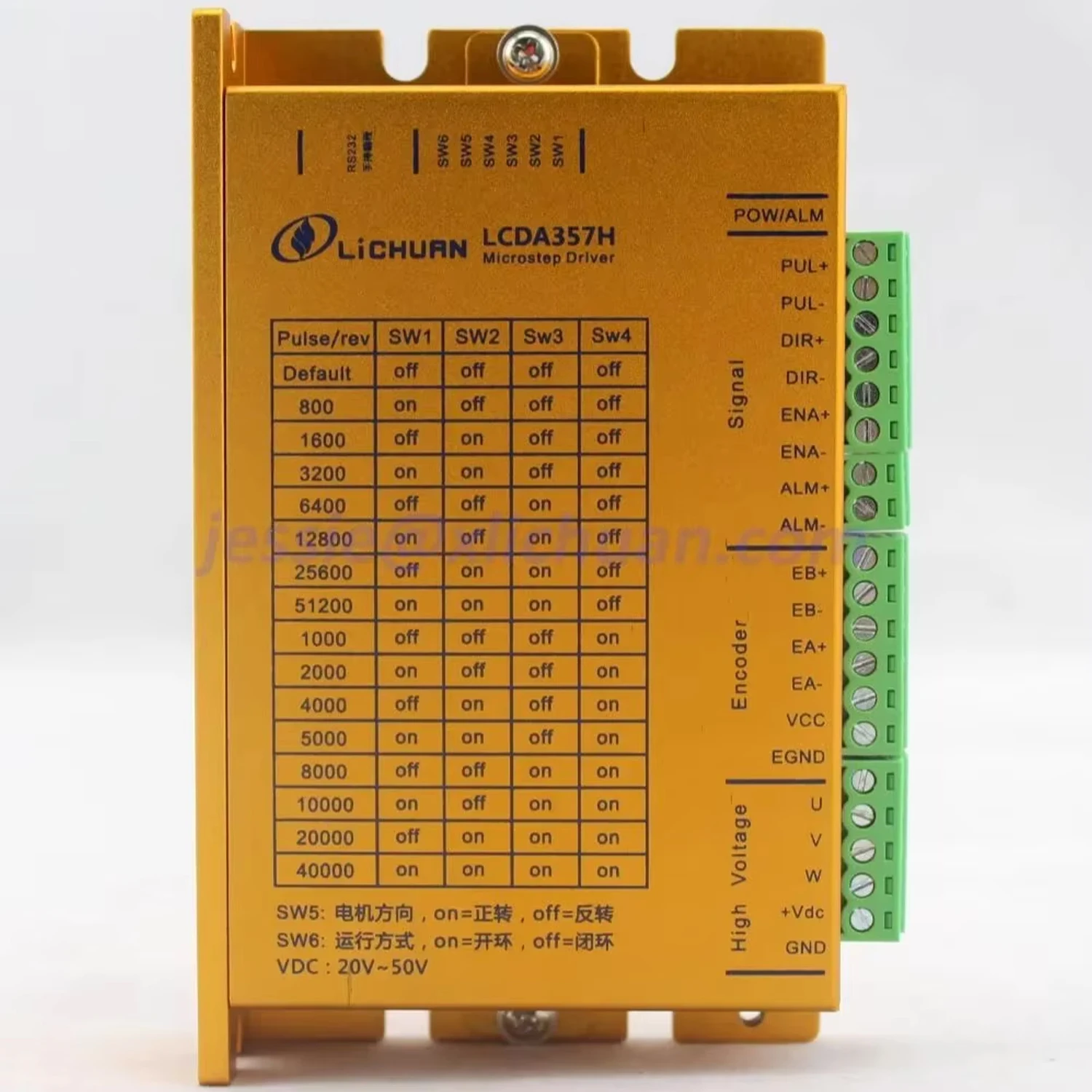 

Драйвер шагового двигателя Lichuan LCDA357H