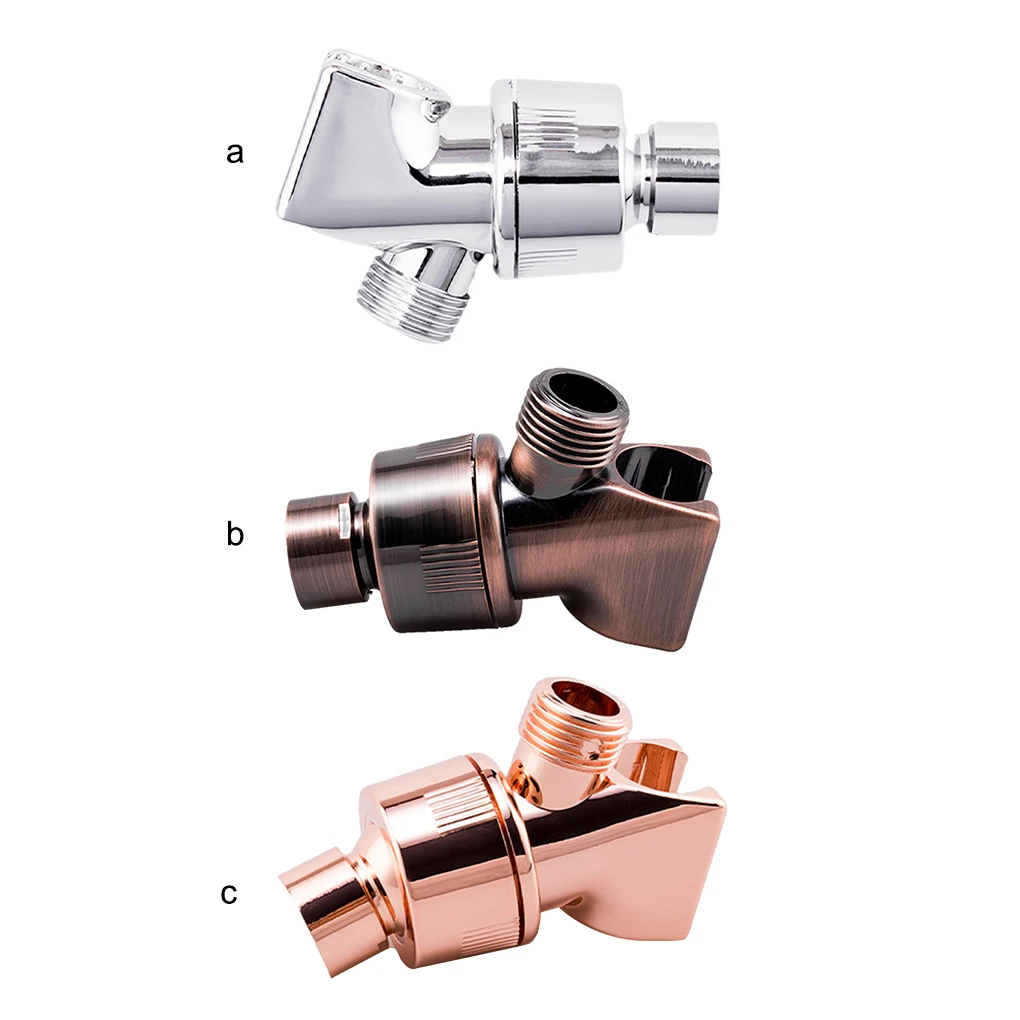 

Handheld Showerhead Holder Wall Bathroom Shower Head Bracket Punch-free Reusable Household Sprayer Stand Copper Ball