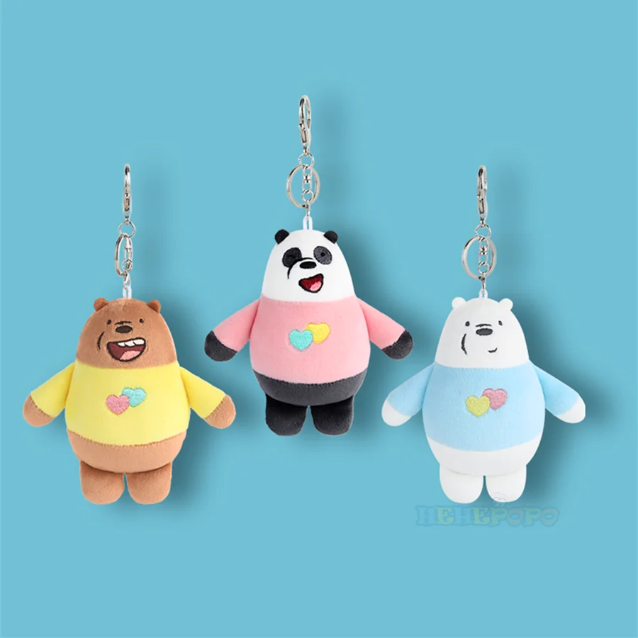 

Panda Ice Plush Pendant Figures Stuffed Dolls Bears Bear Grizzly Anime Bare Toys Gifts We Keychain Plushies Key Chain Ring Key