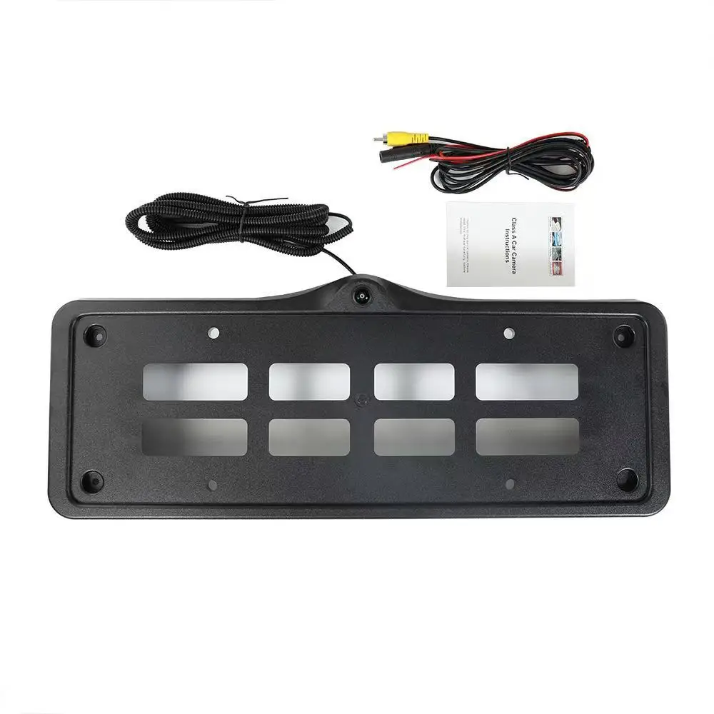 Передний бампер автомобиля кронштейн для номерного знака опорная рамка HD камера