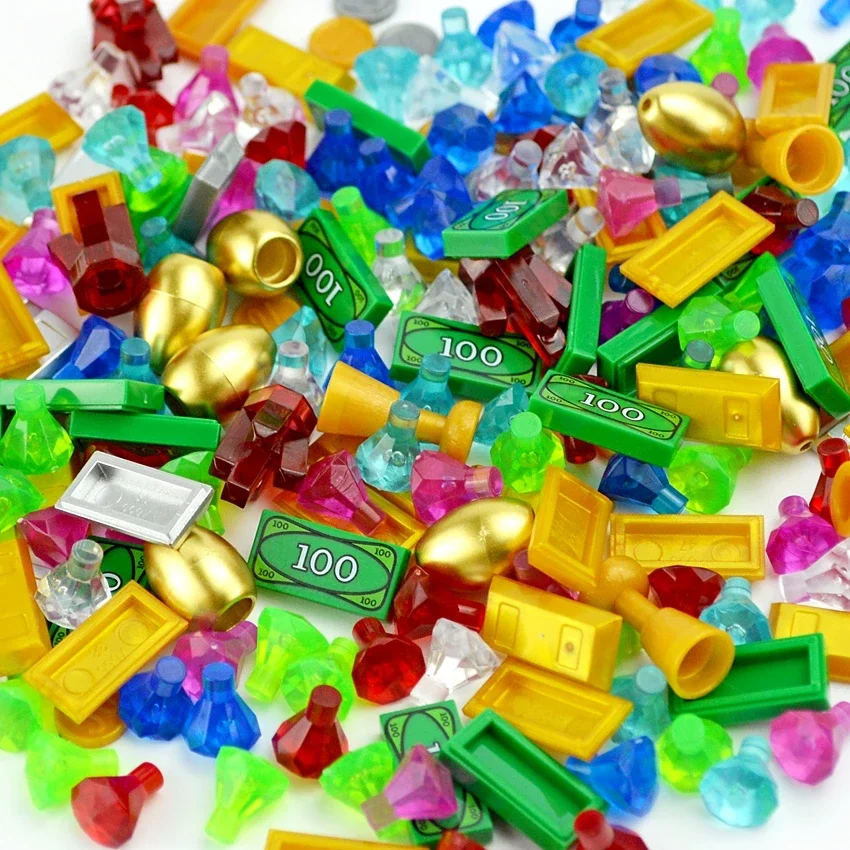 DIY фигурки аксессуары городское сокровище строительные блоки драгоценности