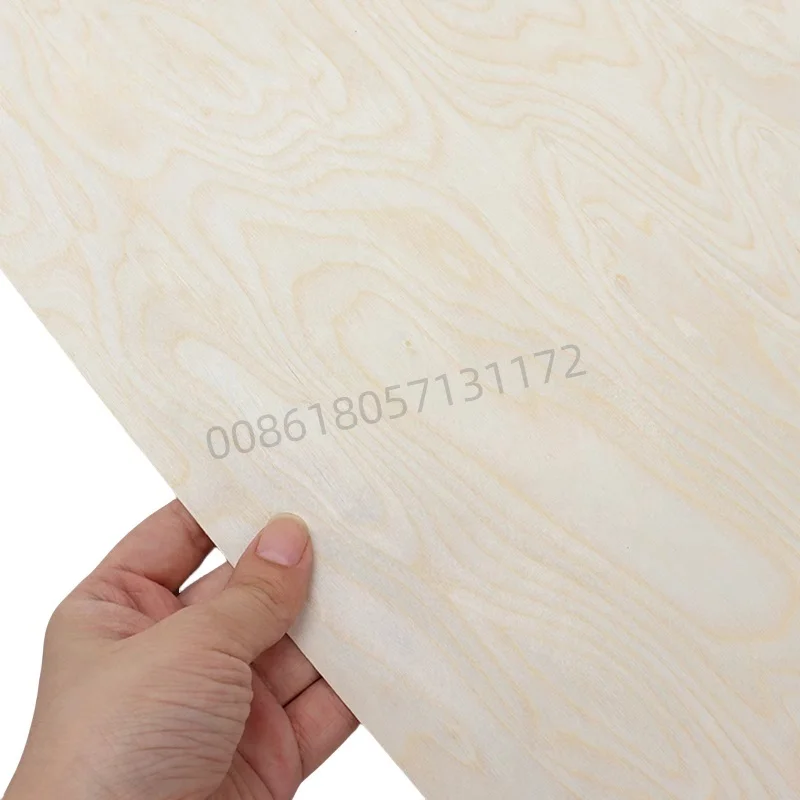 Восстановленный деревянный шпон с узором птичий глаз E.V. флисовая подложка