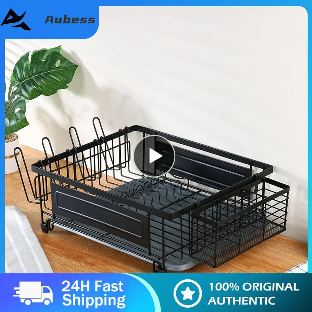 

Modern Minimalist Style Kitchen Sink Rack Any Scene Easy To Clean Extendable Dish Drainer Save Space Strong Bearing Capacity
