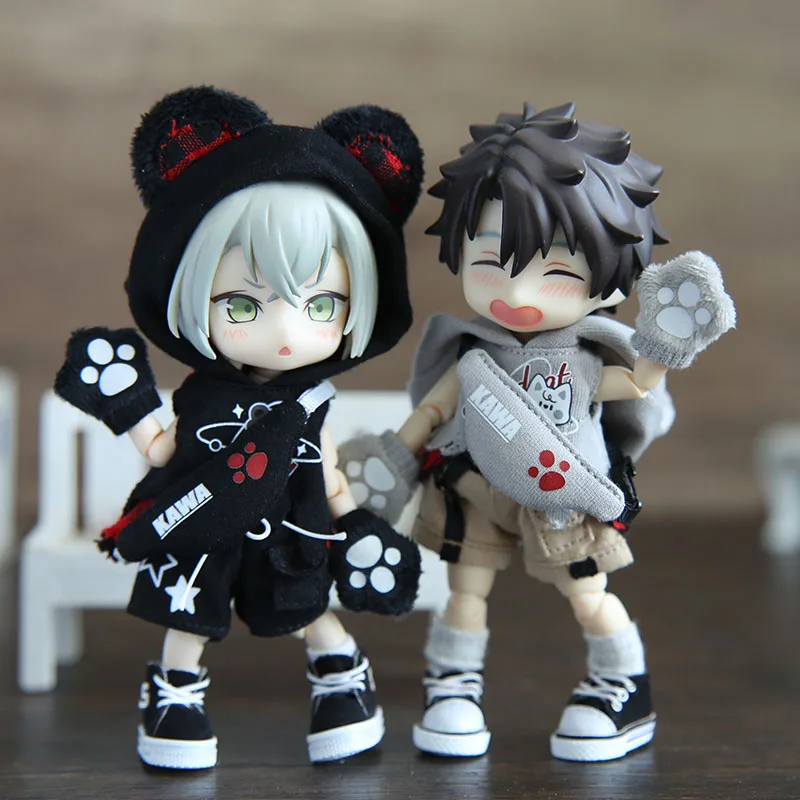 Оптовая продажа кукла Ob11 одежда Werewolf косплей набор кукол с накидкой в виде