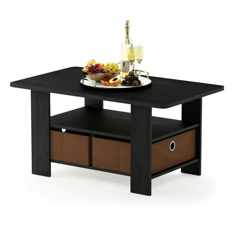 

Coffee Table with Bin Drawer, Americano/Medium 11158AM/MBR