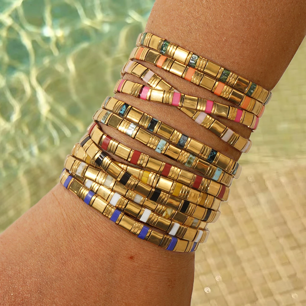 Go2boho Радужный браслет Миюки Тила