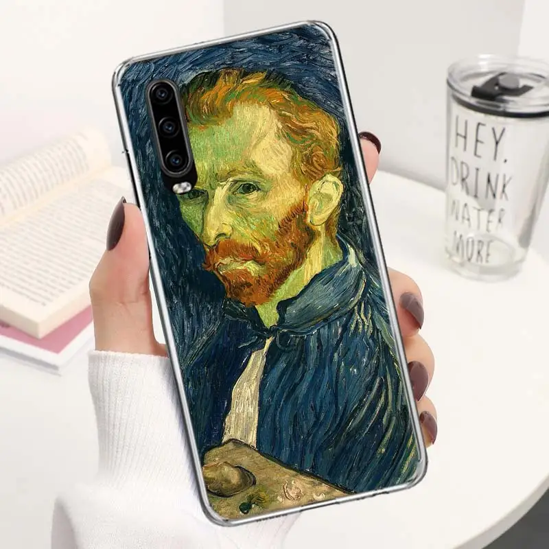 Картина маслом Ван Гога оболочка Женская для P30 P40 Lite P20 P10 P50 Mate 20 30 40 10 Pro Роскошный