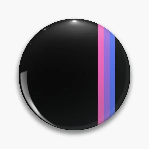 

Subtle Retro Bisexual Flag Design Customizable Soft Button Pin Badge Decor Hat Lapel Pin Women Gift Metal Fashion Lover Cute