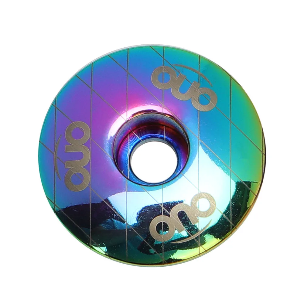 

Mountain Road Bike Handlebar Front Fork Top Cover Gasket Aluminum Alloy Colorful For 1-1/8 Inch Bicycle Headset Star Bolt Gasket