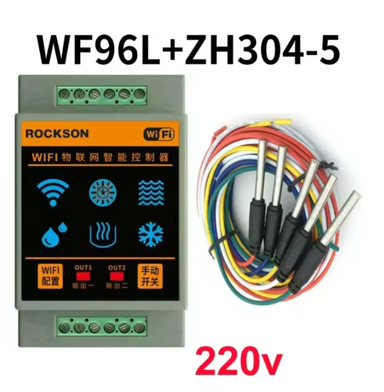 

Домашний Wi-Fi контроллер уровня воды WF96L Tuya, умные датчики, устройство сигнализации, система обнаружения потока воды